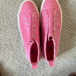 Cute pink Corkys sneakers. Never worn.